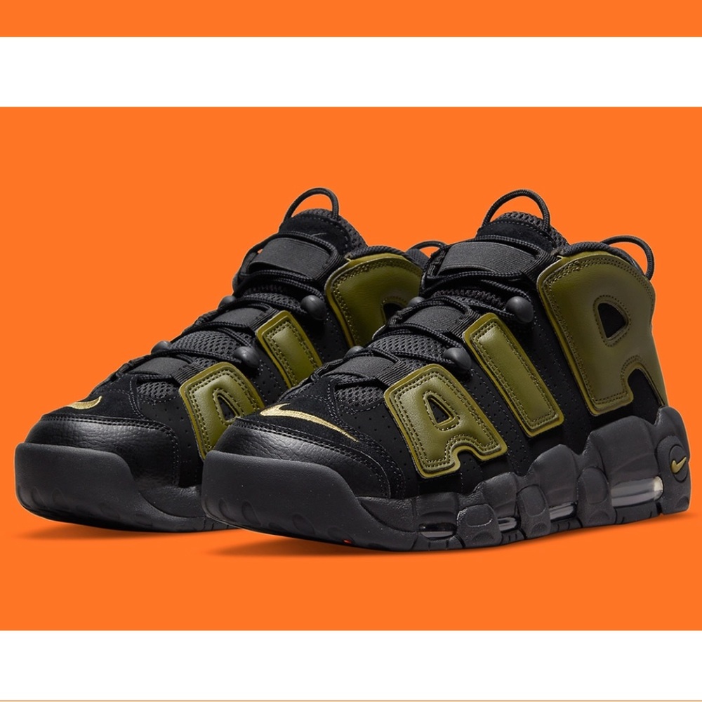 Nike Air MORE UPTEMPO Unisex Street Style Plain Logo Sneaker’s